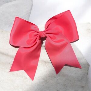 Pink Hair Bow 2 with metal alligator clip